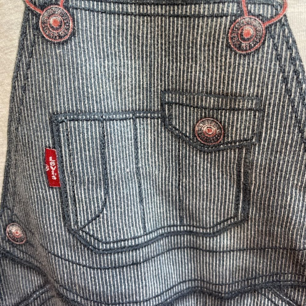 LEVIS ROMPER WITH GRAPHIC OVERALLS PRINT - Picture 6 of 8